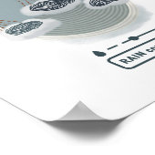 objet_2_rainコントロールメーターマットポスター ポスター (角)