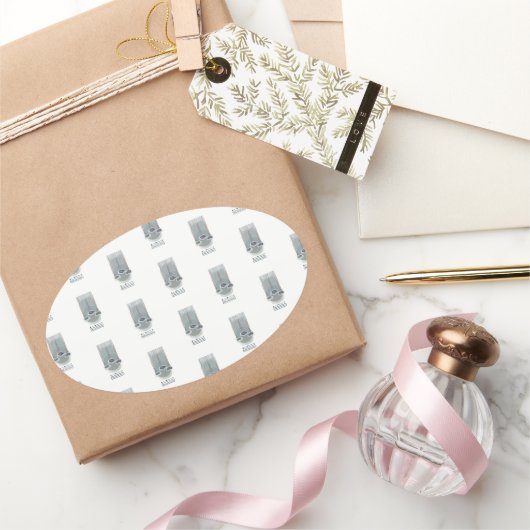 objet_2_rainコントロールメーター 楕円形シール (ギフト)