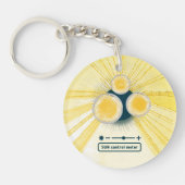 objet_3_sunコントロールメーターアクリル キーホルダー (正面)