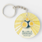 objet_3_sunコントロールメーターアクリル キーホルダー (正面)