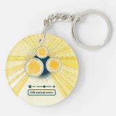 objet_3_sunコントロールメーターアクリル キーホルダー (裏面)