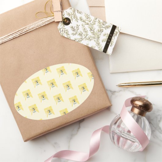 objet_3_sun制御メータ 楕円形シール (ギフト)