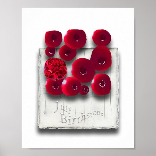 objet_4_variationsルビーマットポスター ポスター (正面)