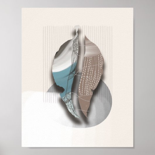 objet_8_紅葉_1マットポスター ポスター (正面)