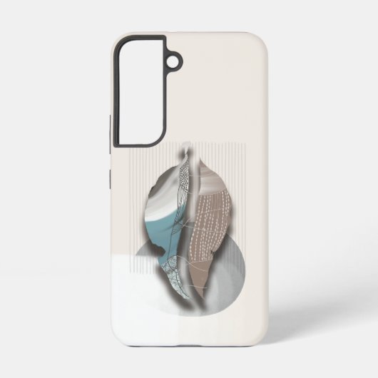 objet_8_紅葉_1 samsung galaxyケース (裏面)