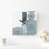 objet_9_紅葉_2 スクエア壁時計 (ホーム)