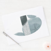 objet_9_紅葉_2 楕円形シール (封筒)