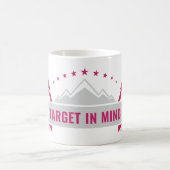 Objetivo en mente | Target in mind コーヒーマグカップ (中央)