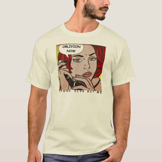OBLIVION ROY LICHTENSTEIN Tシャツ (正面)