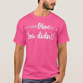 OboeおもしろいバンドTshiのマーチングバンドではなかった Tシャツ