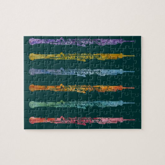 Oboeのクレヨン ジグソーパズル (横)