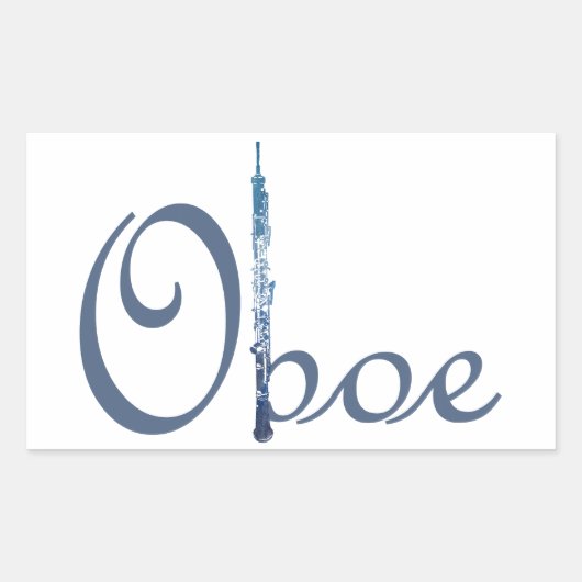 Oboeの原稿 長方形シール (正面)