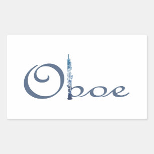 Oboeの原稿 長方形シール