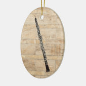 Oboeの楕円形のオーナメントのペンダント セラミックオーナメント (左)