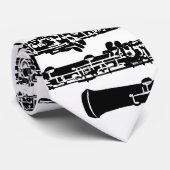 Oboeの白黒タイ ネクタイ (ロール)