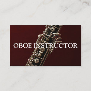 OBOEインストラクター音楽ミュージシャン先生 名刺