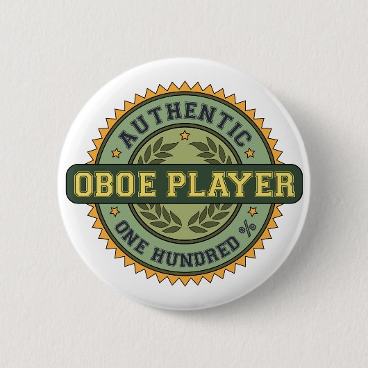 Oboe確実なプレーヤー 缶バッジ (正面)