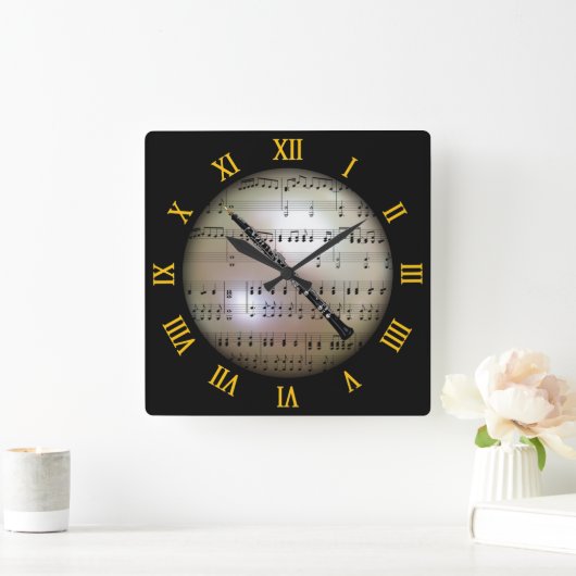 Oboe ~ Background "ミュージカル惑星" * ~ スクエア壁時計 (ホーム)