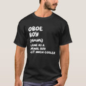 Oboe Boy Definition  Musician Tシャツ (正面)