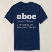 Oboe Definition Oboe Player Gift 1 Tシャツ (デザイン正面)