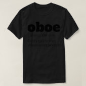 Oboe Definition Oboe Player Gift Tシャツ (デザイン正面)
