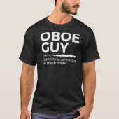 Oboe Guy定義Oboe Player Premium Tシャツ (正面)