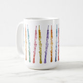 Oboesのリボン コーヒーマグカップ (正面左)