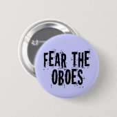 Oboesボタンを恐れて下さい 缶バッジ (正面&裏面)
