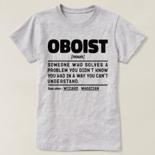 Oboist名詞定義バンドミームOboe Player Tシャツ