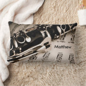 Oboistsのクラリネット奏者のためのパーソナライズなギフト ランバークッション (ブランケット)