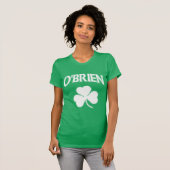 O'Brienのアイルランド人のシャムロック Tシャツ (正面フル)