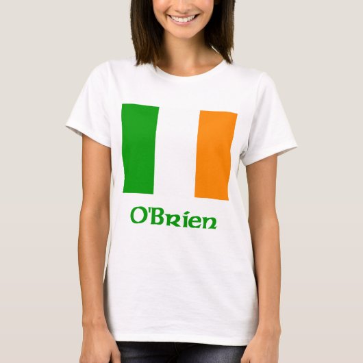 O'Brienのアイルランド人の旗 Tシャツ (正面)