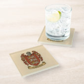 O'Brien Coat of Arms Glass Coaster ガラスコースター (アングル)