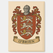 O'Brien Family Crest Magnet マグネット (正面)
