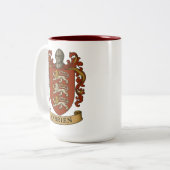 O'Brien Family Crest Mug ツートーンマグカップ (正面左)