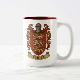 O'Brien Family Crest Mug ツートーンマグカップ