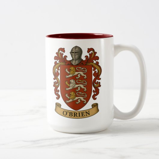 O'Brien Family Crest Mug ツートーンマグカップ (右)