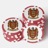 O'Brien Family Crest Poker chips ポーカーチップ (積み重ね)