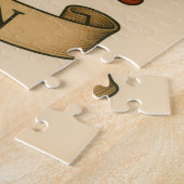 O'Brien Family Crest Silver Plated Puzzle ジグソーパズル (側面)