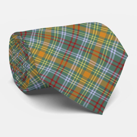 O'Brien Tartan Colorful Plaid ネクタイ (ロール)