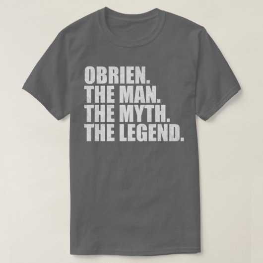 ObrienObrien姓Obrien姓Obrien S Tシャツ (デザイン正面)