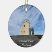 O'Brien's Tower Ireland Souvenir セラミックオーナメント (左)