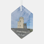 O'Brien's Tower Ireland Souvenir Ceramic Ornament ガラスオーナメント (正面左)
