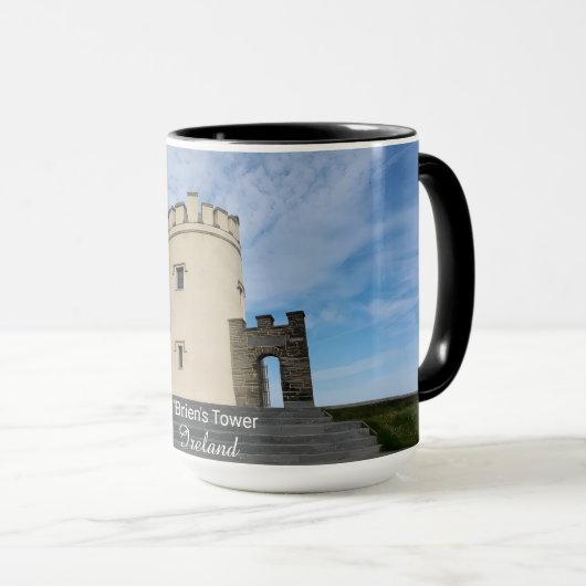 O'Brien's Tower Ireland Souvenir Coffee Cup マグカップ (正面右)