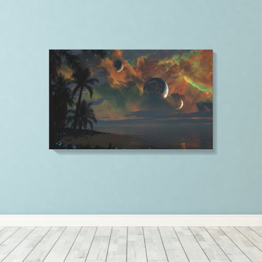 Obscura (Shores) キャンバスプリント (インサイチュ (ウッドフロア))