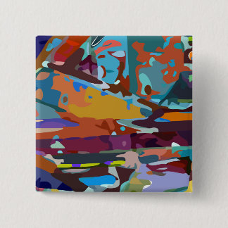 'obsecurity theory':2インチ正方形ボタン 缶バッジ