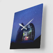 Observatory Cal Tech Submilimeter | Hawaii スクエア壁時計 (傾斜)