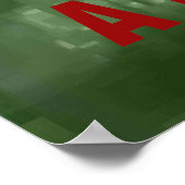 "Obsession Suppression" 36"x24" (90cm x 60cm) ポスター (角)