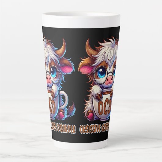 Obsessive Coffee Disorder  カフェラテマグ (正面)