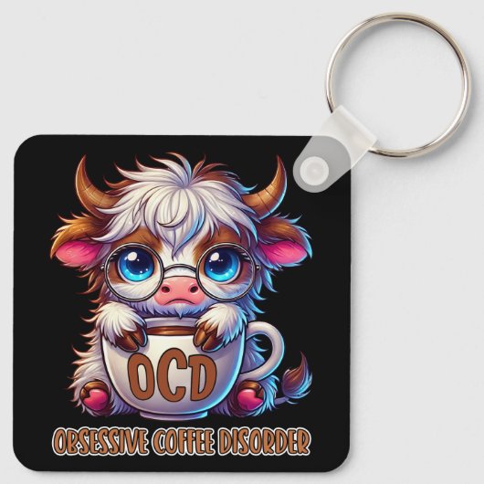 Obsessive Coffee Disorder  キーホルダー (裏面)